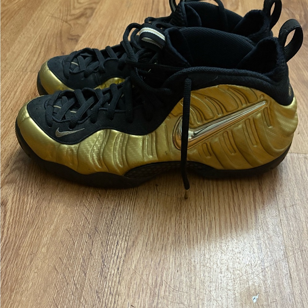 Mens Nike Air Foamposite Pro Metallic Gold Size 10.5